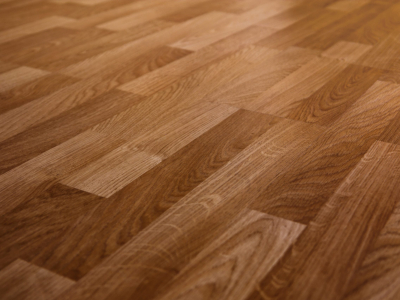 Photo of laminate flooring to illustrate Laminate Floors vs. Engineered Hardwood